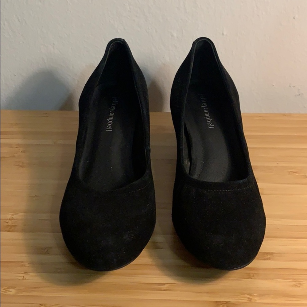 Jeffrey Campbell Black Work Heels Size 7.5